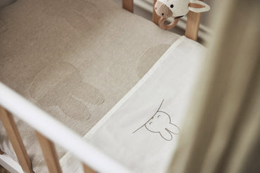 Jollein Drap-housse pour lit Miffy  Nougat Lg 60 x L 120 cm