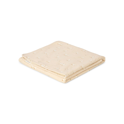 Little Dutch Couverture pour lit Little Goose beige 110 x 140 cm