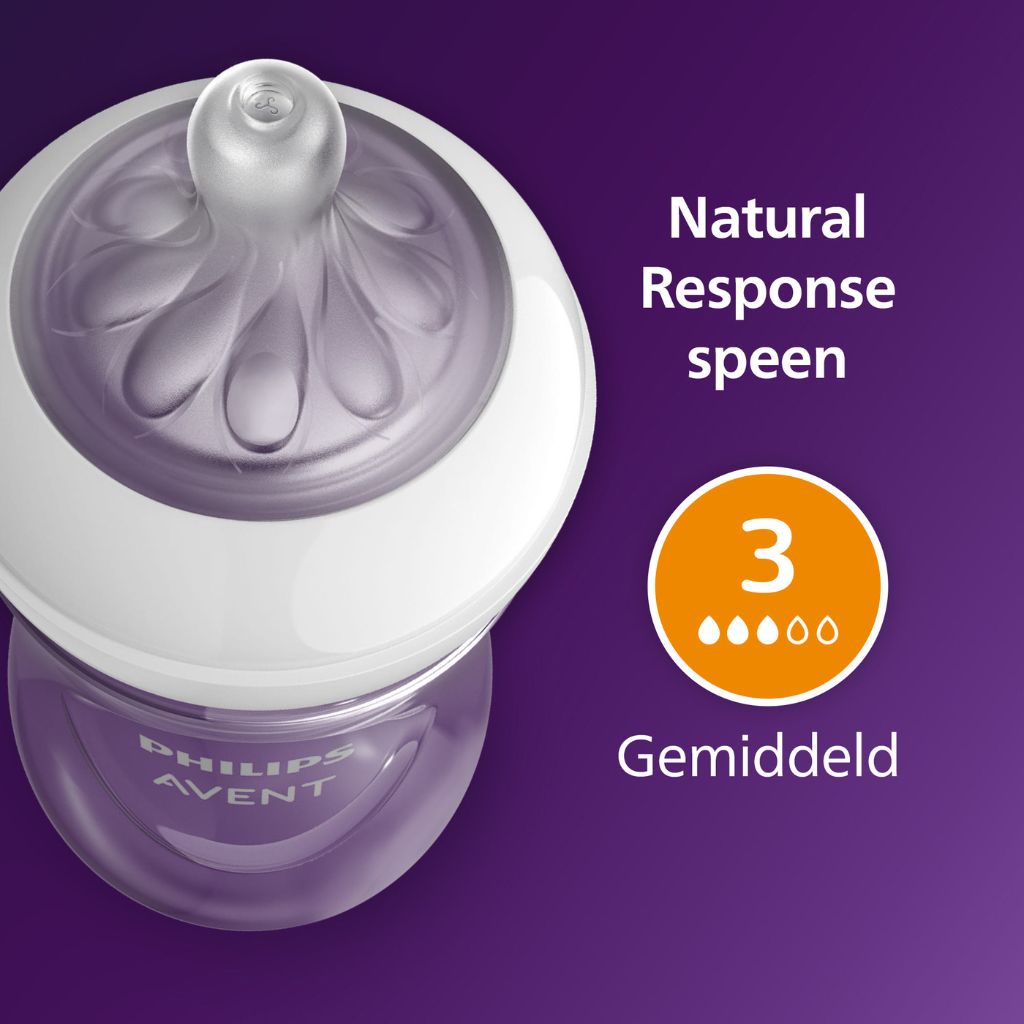 Philips AVENT Biberon Natural Response Koala transparent 260 ml