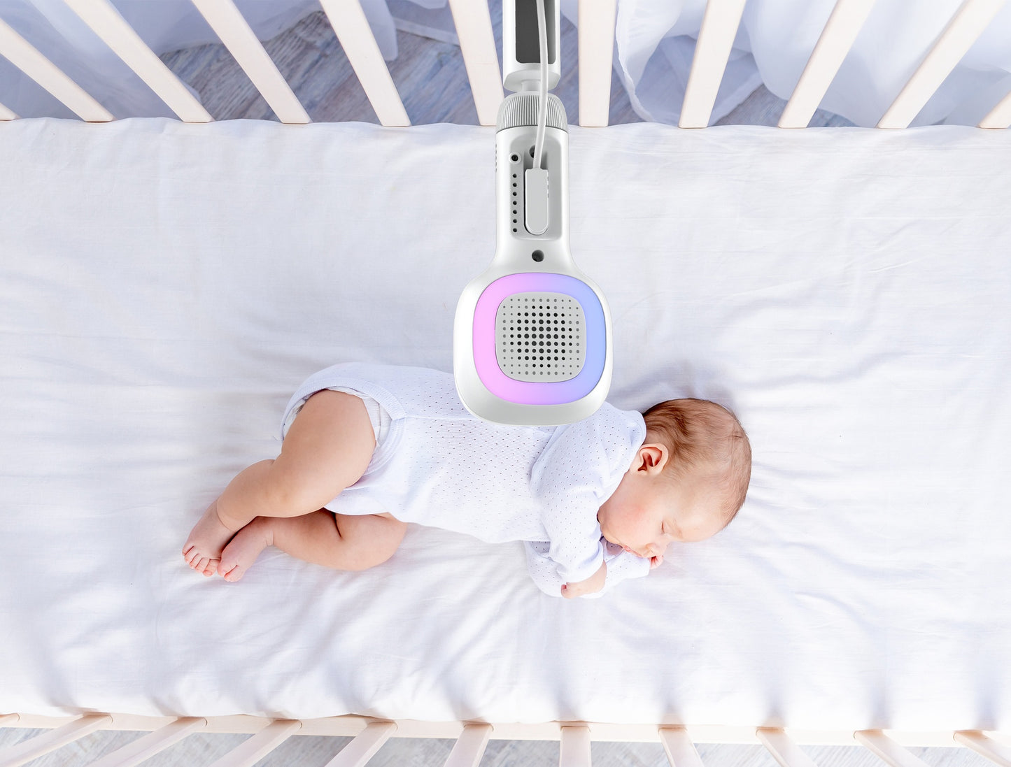Luvion Crib Mount voor babyfoon Essential Connect Crib wit
