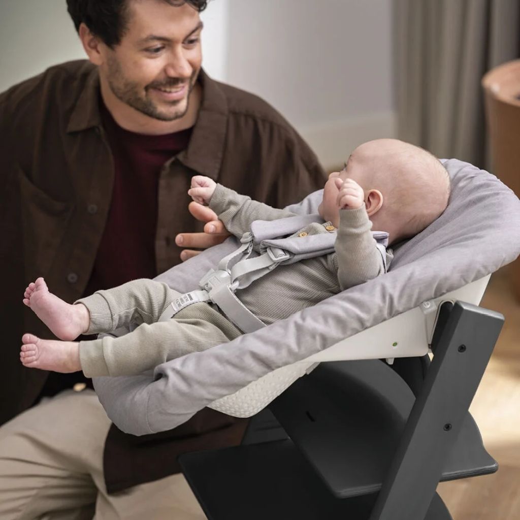 Stokke® Eetstoel Tripp Trapp® Bundel Black + Babyset² + Newborn Set