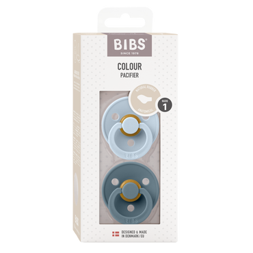 Bibs Fopspeen 0 - 6 maanden Petrol/Blue - 2 stuks