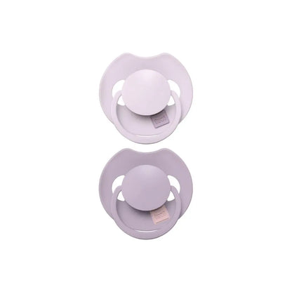 Difrax Sucette 0-6 mois LOVI Dynamic Prime Lilac/Violet - 2 pièces