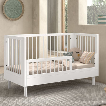 Jaxx 2-delige babykamer (Commode + peuterbed) Forrest Beuk wit