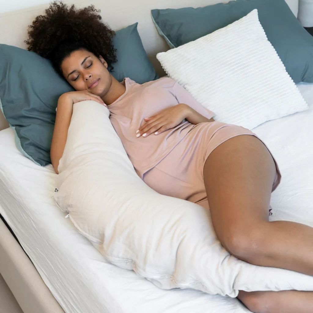 doomoo Coussin d'allaitement Comfy Big Tetra Almond