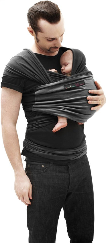 Love Radius Écharpe de portage extensible Originale Black/Charcoal Grey