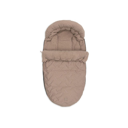 Jollein Voetenzak buggy/kinderwagen Embossed Milky Coffee