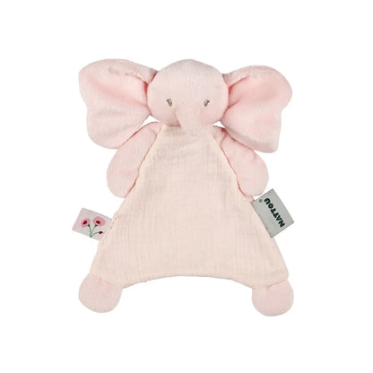 Nattou Mini doudou olifant roze