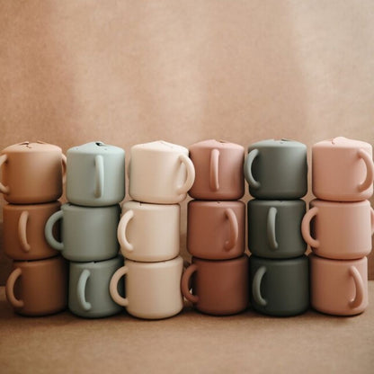 Mushie Tasse à collation Cambridge Blue