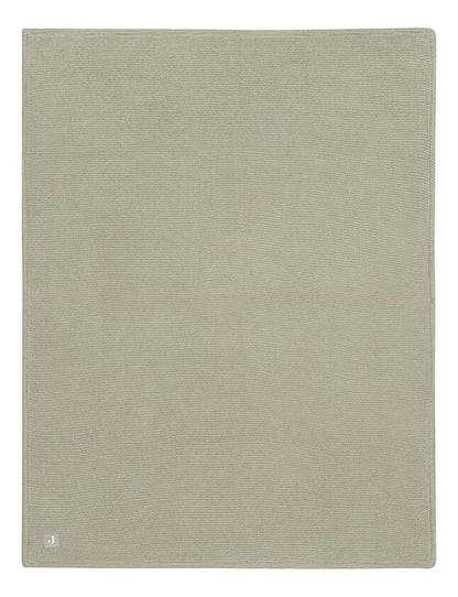 Jollein Couverture pour berceau ou parc Basic Knit fleece Olive Green 