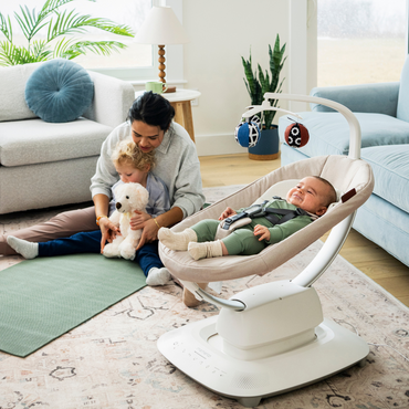 UPPAbaby Mamaroo Balancelle avec coussin réducteur Camila Dark Green 