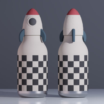 Asobu Geïsoleerde drinkfles Bestie Rocket Checker 460 ml