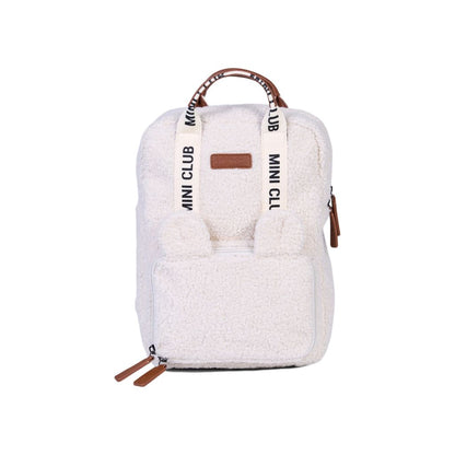 Childhome rugzak Mini Club Teddy Ecru