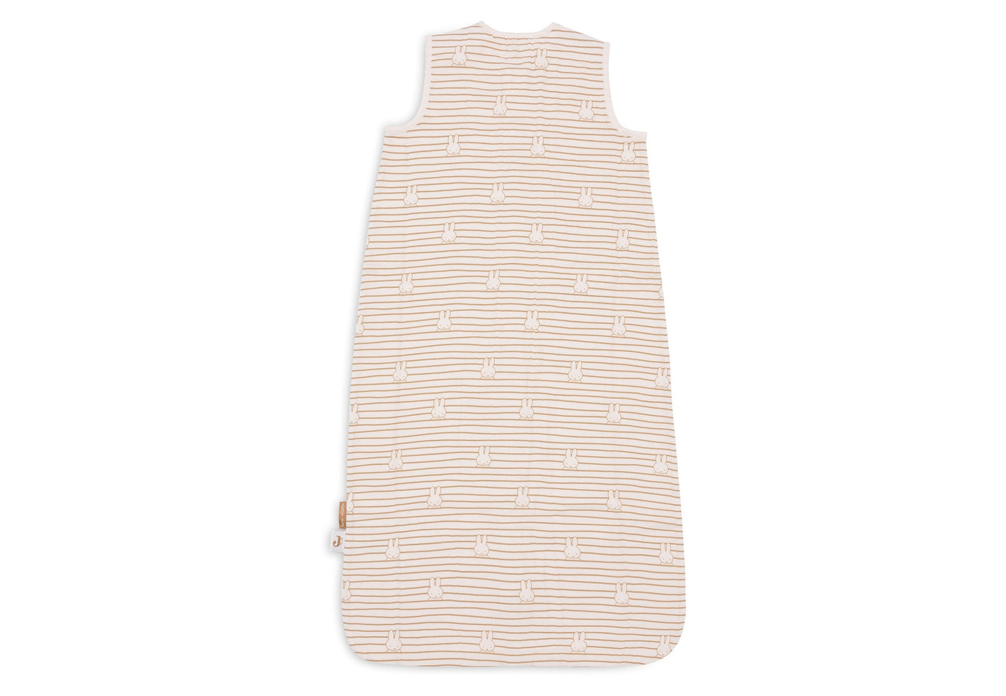 Jollein Sac de couchage d'été Miffy Stripes TOG 0,5 Biscuit 110 cm
