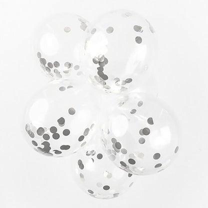 HAZA Witbaard Ballon Confettibalon Holografic 30 cm