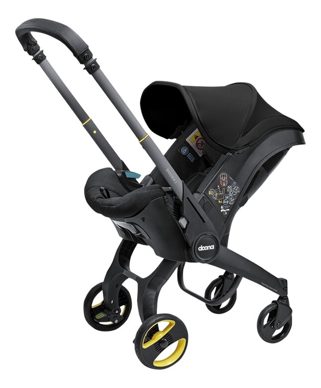 Doona Siège-auto portable transformable Infant Nitro Black Groupe 0+
