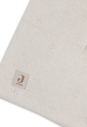 Jollein Tapis pour parc Cosy Knit Ivory Lg 75 x L 95 cm