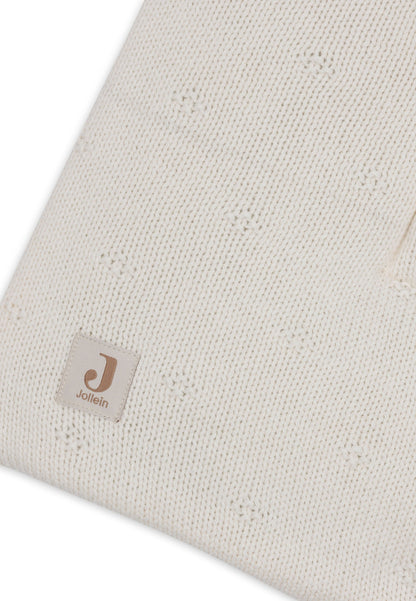 Jollein Parklegger Cosy Knit Ivory B 75 x L 95 cm