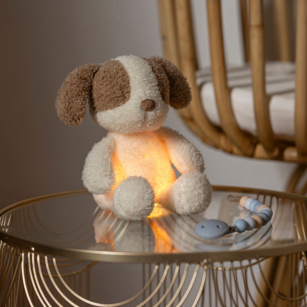 Nattou Peluche veilleuse Teddy/Nightlights Mini Sleepy chien vanille