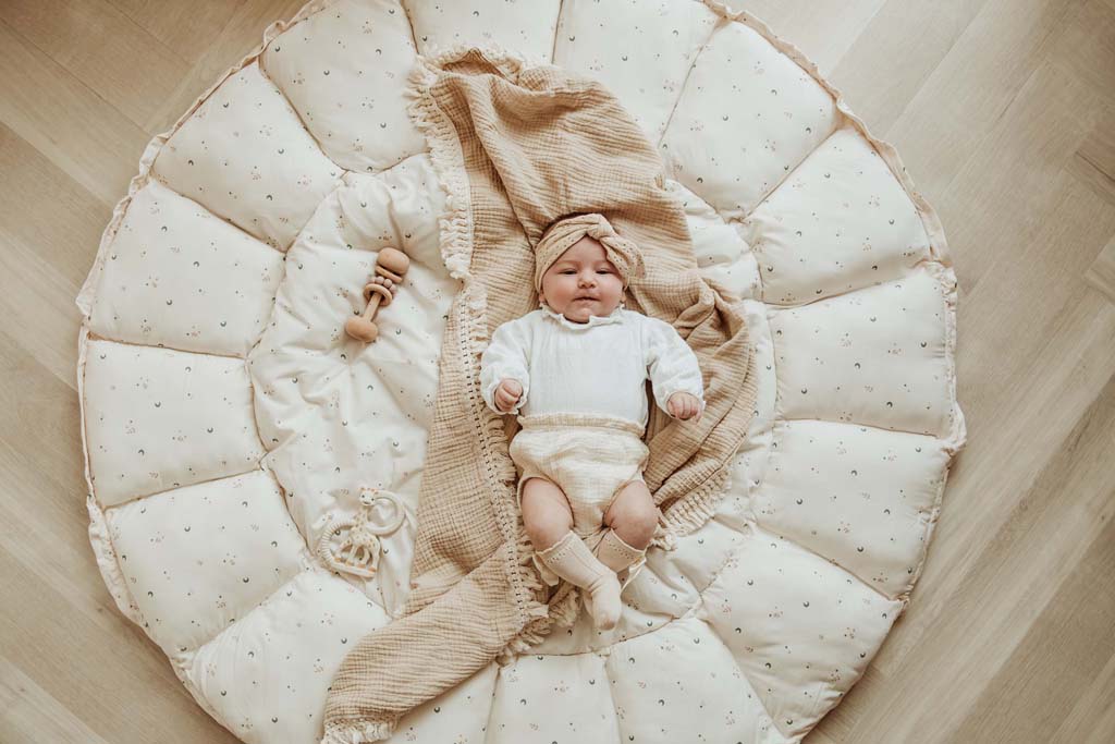 Play and Go Coco Moon Organic playmat, cocoon & organizer 130 cm