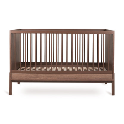 Quax Chambre de bébé 2 pièces (lit L 140 x Lg 70 cm + commode avec rallonge) Ashi Chestnut