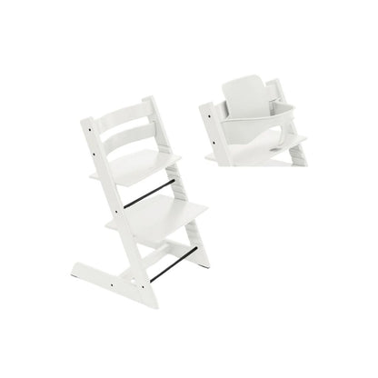 Stokke® Eetstoel Tripp Trapp® Bundel White + Babyset²