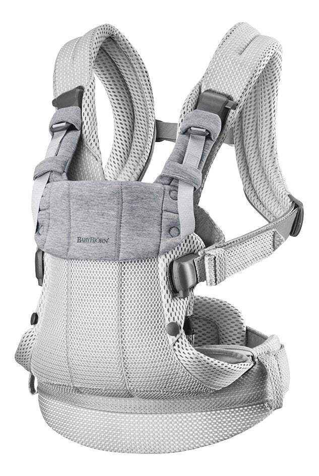 BabyBjörn Porte-bébé combiné Harmony 3D-mesh argenté