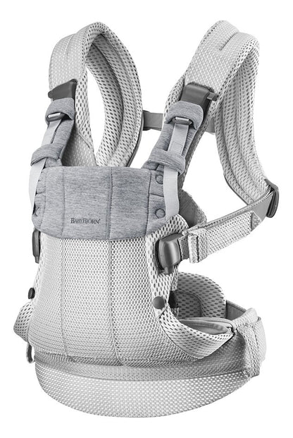 BabyBjörn Porte-bébé combiné Harmony 3D-mesh argenté