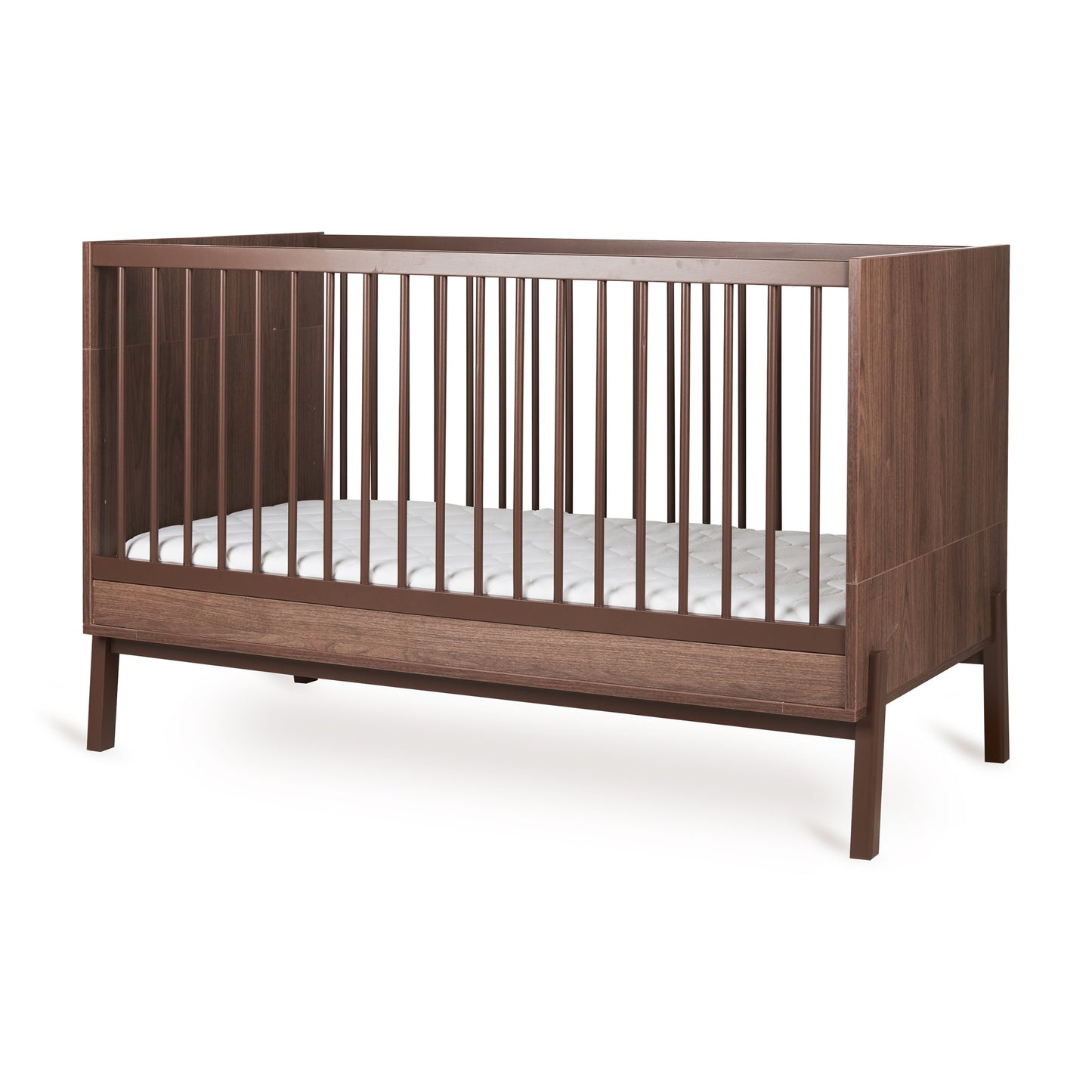 Quax Chambre de bébé 2 pièces (lit L 140 x Lg 70 cm + commode avec rallonge) Ashi Chestnut
