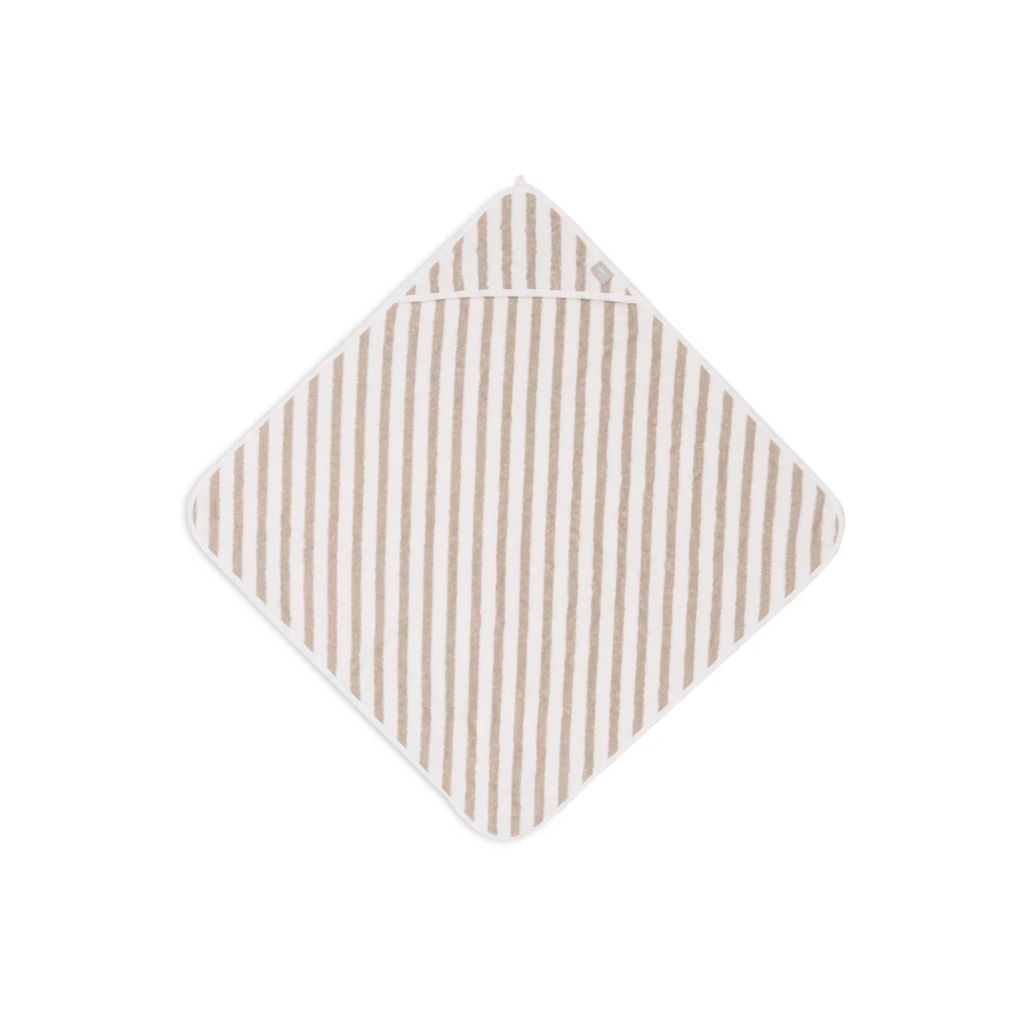Jollein Badcape Stripe Terry Olive Green B 75 x L 75 cm
