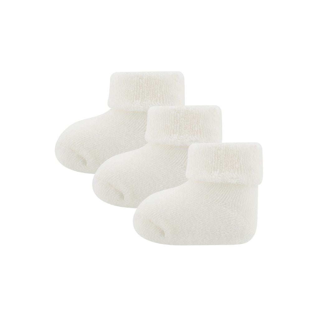 Ewers Sokken Newborn Terry ONESIZE Latte - 3 stuks