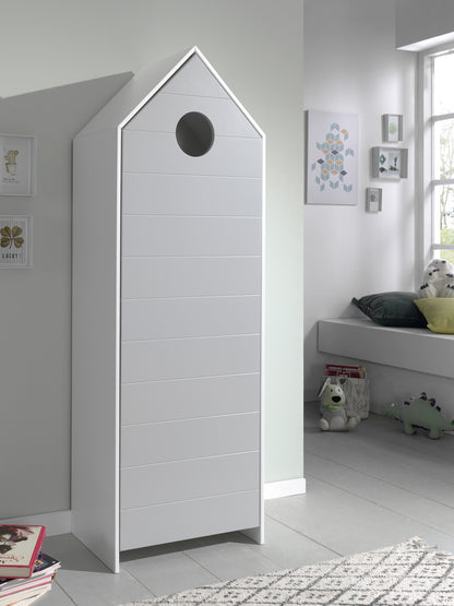 Jaxx Garde-robe 1 porte Casami Gris 