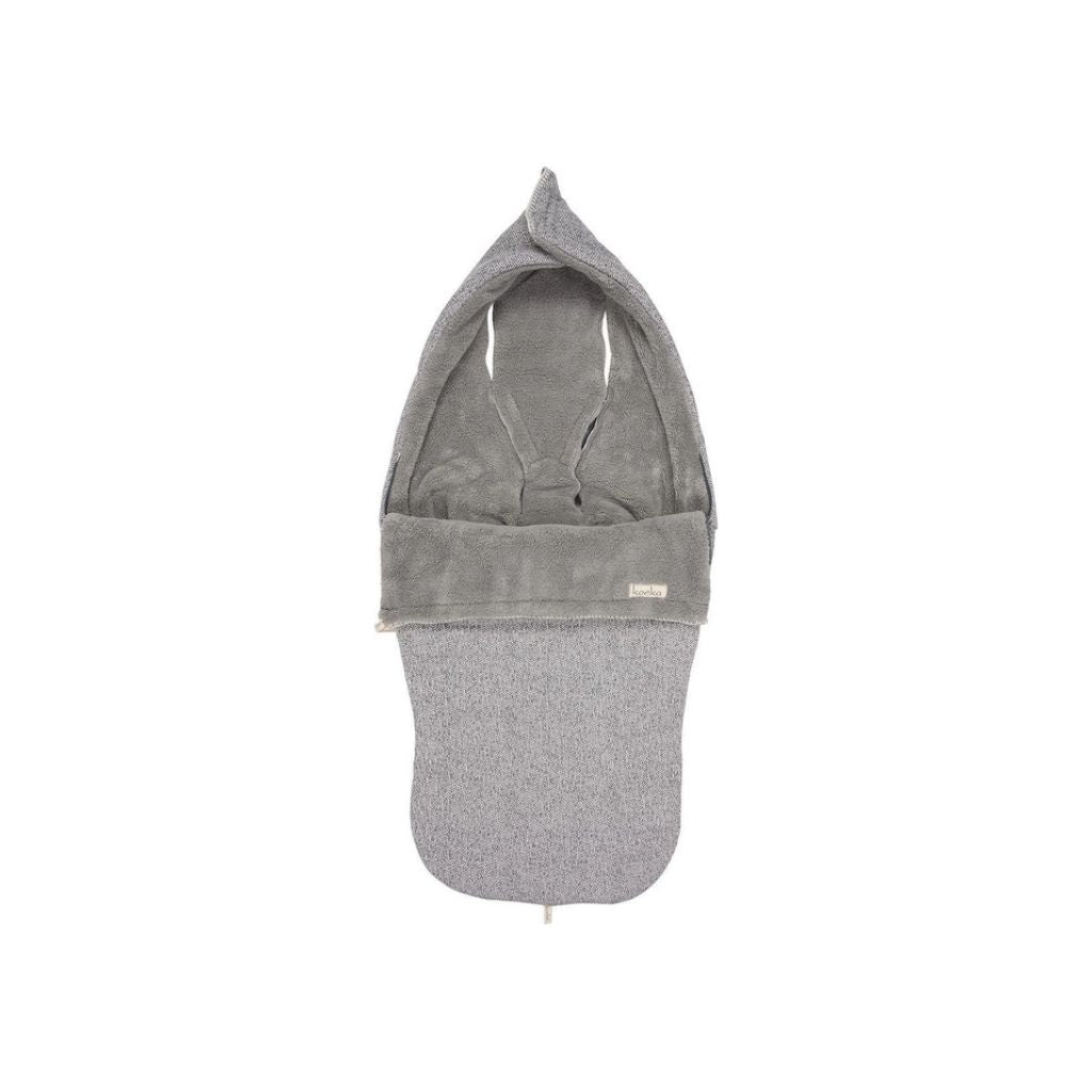 Voetenzak voor wandelwagen en buggy Koeka, vigo, sparkle grey