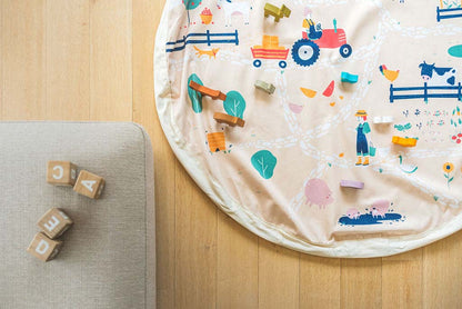 Play&Go Speeldeken /Opbergtas Noomad Farm toy
