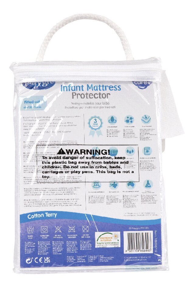 Playgro Protège-matelas (housse) L 120 x Lg 60 cm