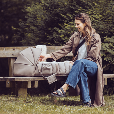 SEBRA Canopy pour Nid de bébé 3-en-1 Jetty Beige