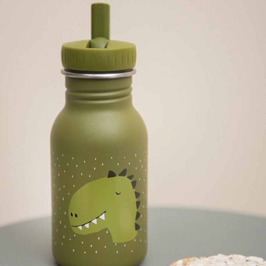 Trixie Drinkfles Animals Mr Dino groen 350 ml