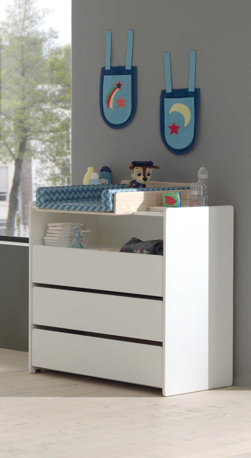 Jaxx Commode avec rallonge Kiddy blanc