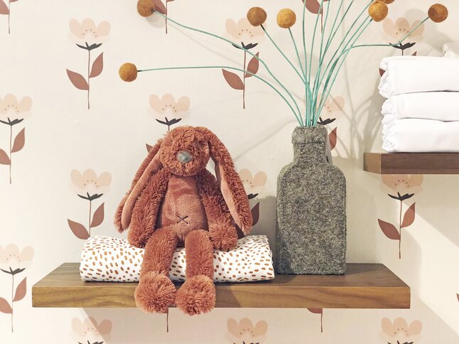 Happy Horse Peluche Lapin Richie brun 38 cm
