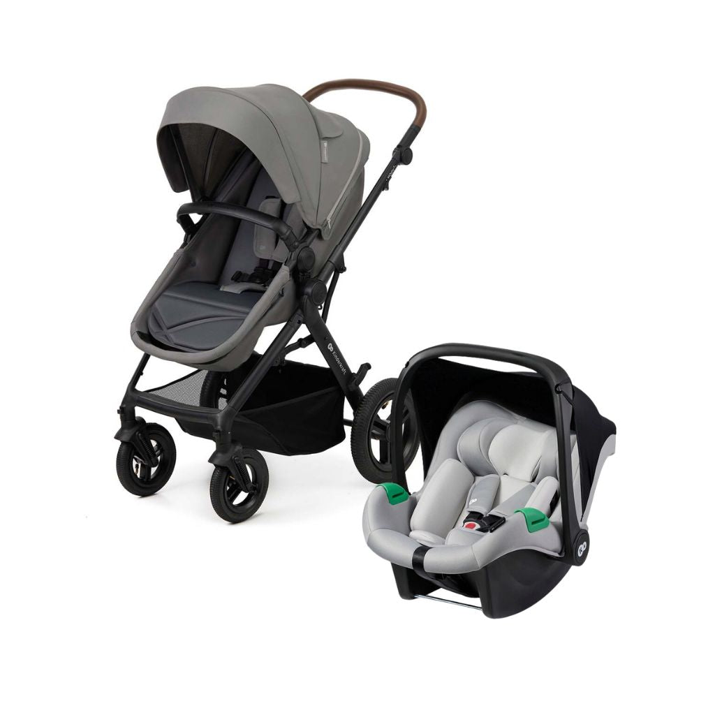 Kinderkraft Kinderwagen MOOV 2 AIR met autostoel lichtgrijs