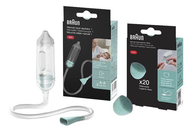 Braun Filtres jetables pour mouche-bébé manuel 1 - 20 pièces