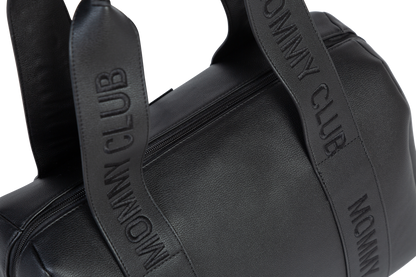 Childhome Sac à langer Mommy Club Simili Cuir noir