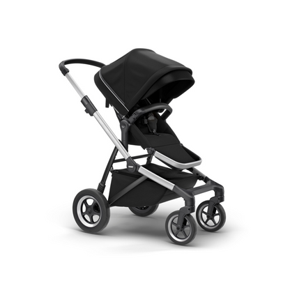 Thule Wandelwagen Sleek + draagmand Midnight Black