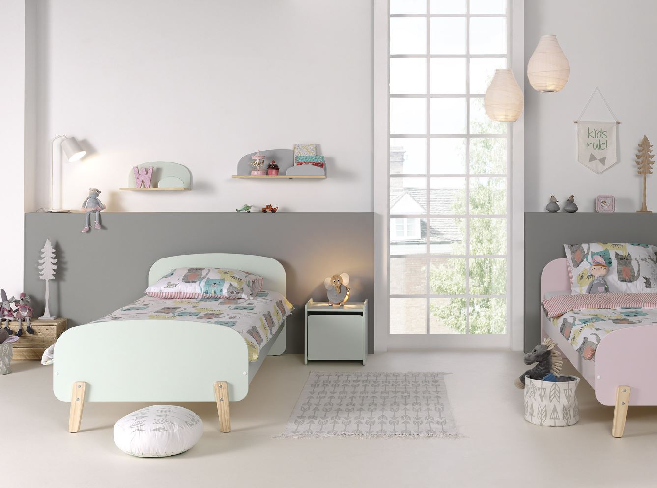 Jaxx étagère Kiddy 65 cm menthe