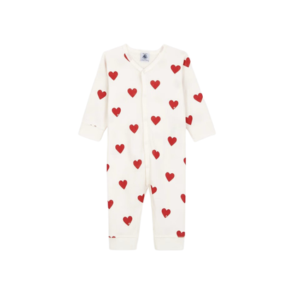 Petit Bateau Pyjama Groot Hart Katoen Zonder Voetjes