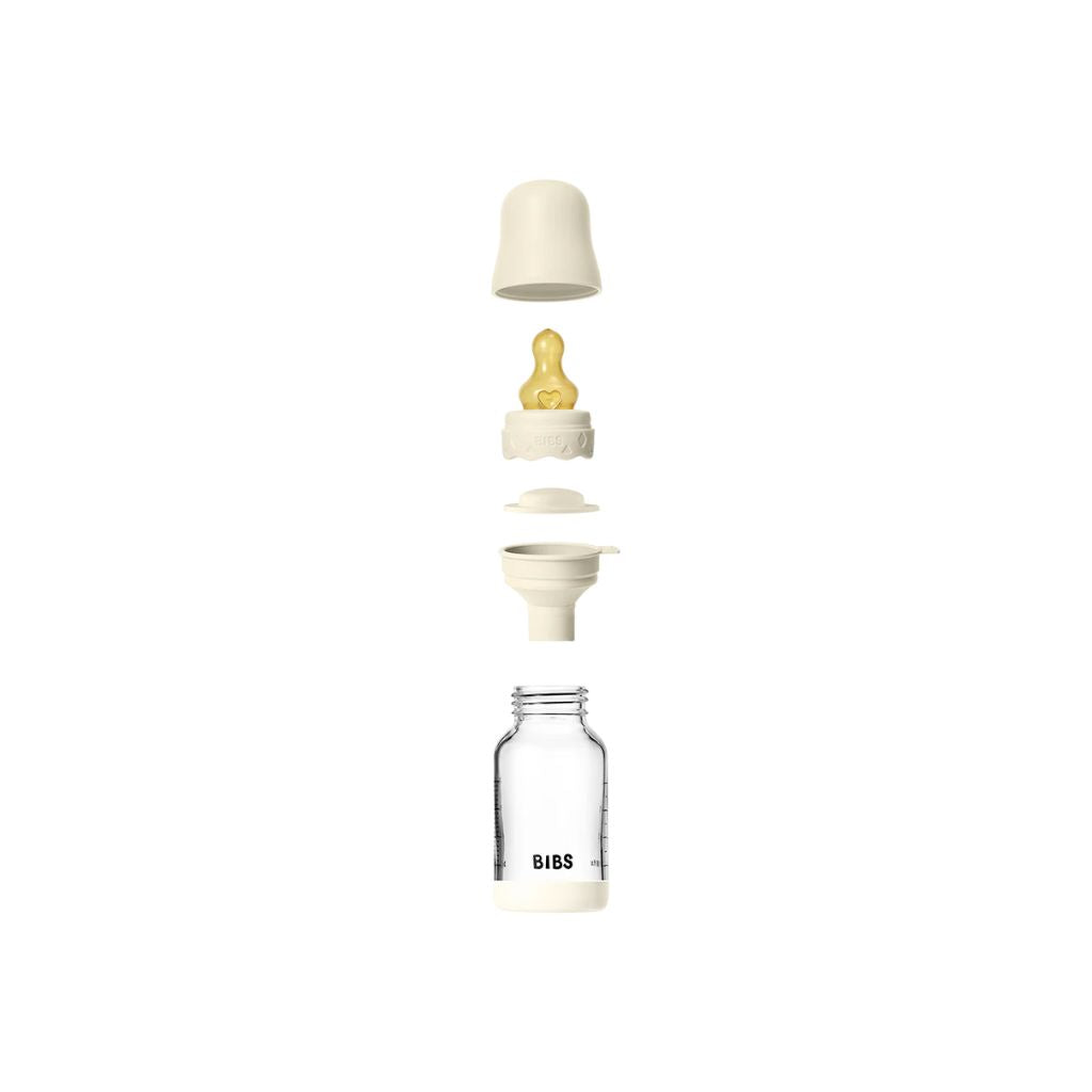 Bibs Biberon en verre Standard Set Complet Ivory 120 ml