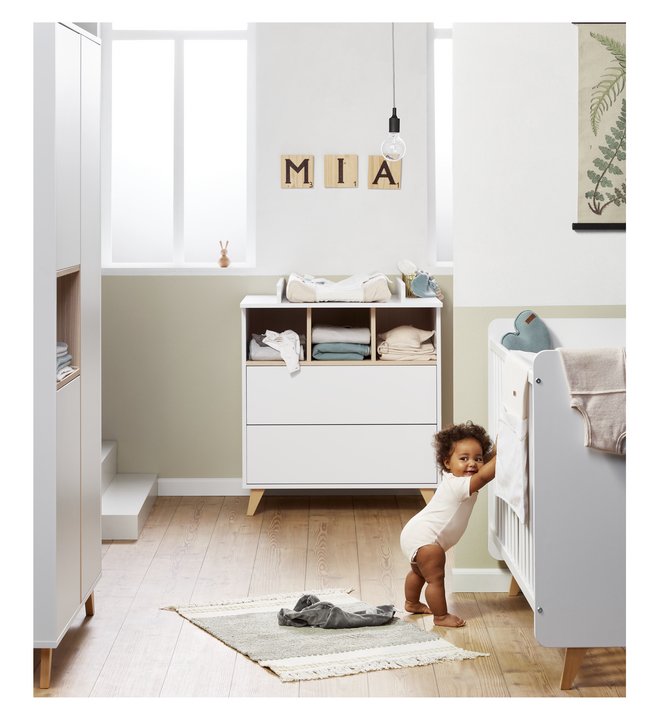 Quax Babybed Loft  L 120 x B 60 cm White