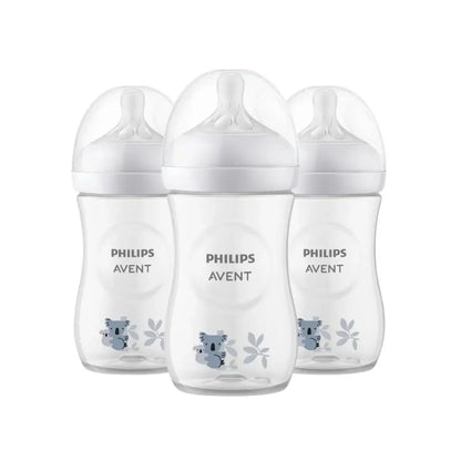 Philips AVENT Biberon Natural Response Koala transparent 260 ml - 3 pièces