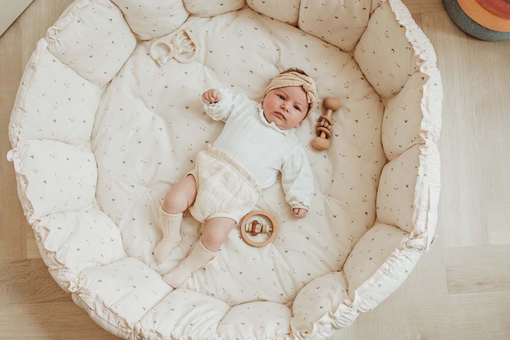 Play and Go Coco Moon Organic playmat, cocoon & organizer 130 cm