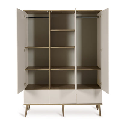 Quax Armoire 3 portes Flow Clay